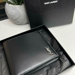 Brand New YSL Black Wallet